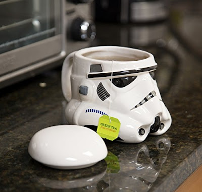 Star Wars Stormtrooper Helmet 3D Ceramic Coffee Mug With Removable Lid