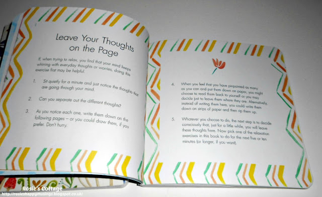 Beautiful, calming activity books in aid of MIND - Take a moment