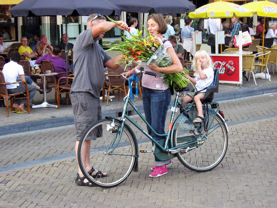 Costumbres ciclistas en Amsterdam