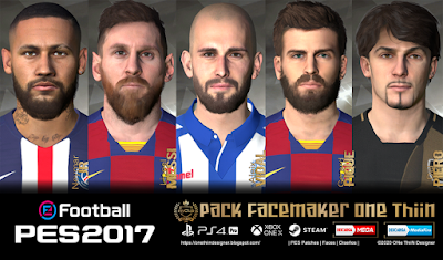 PES 2017 Facepack V1 by One