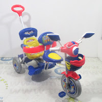 royal ry5098 2 kursi patroli disko tricycle