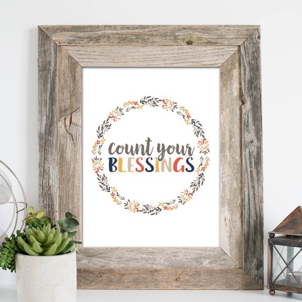 count your blessings print