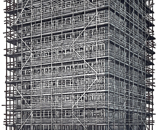 Louise Hayward art 2000s, building construction