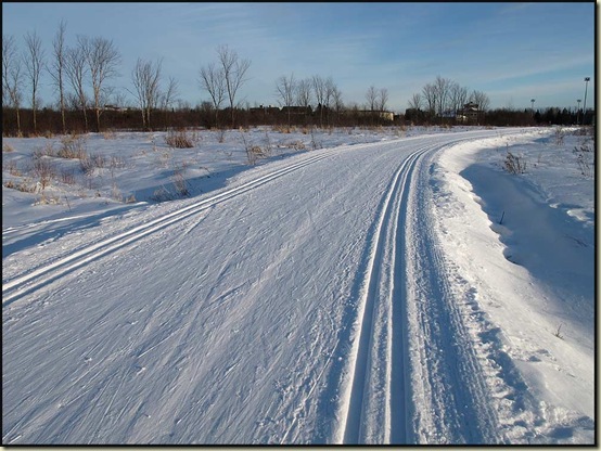 The 'run in' to Parking Lot P2