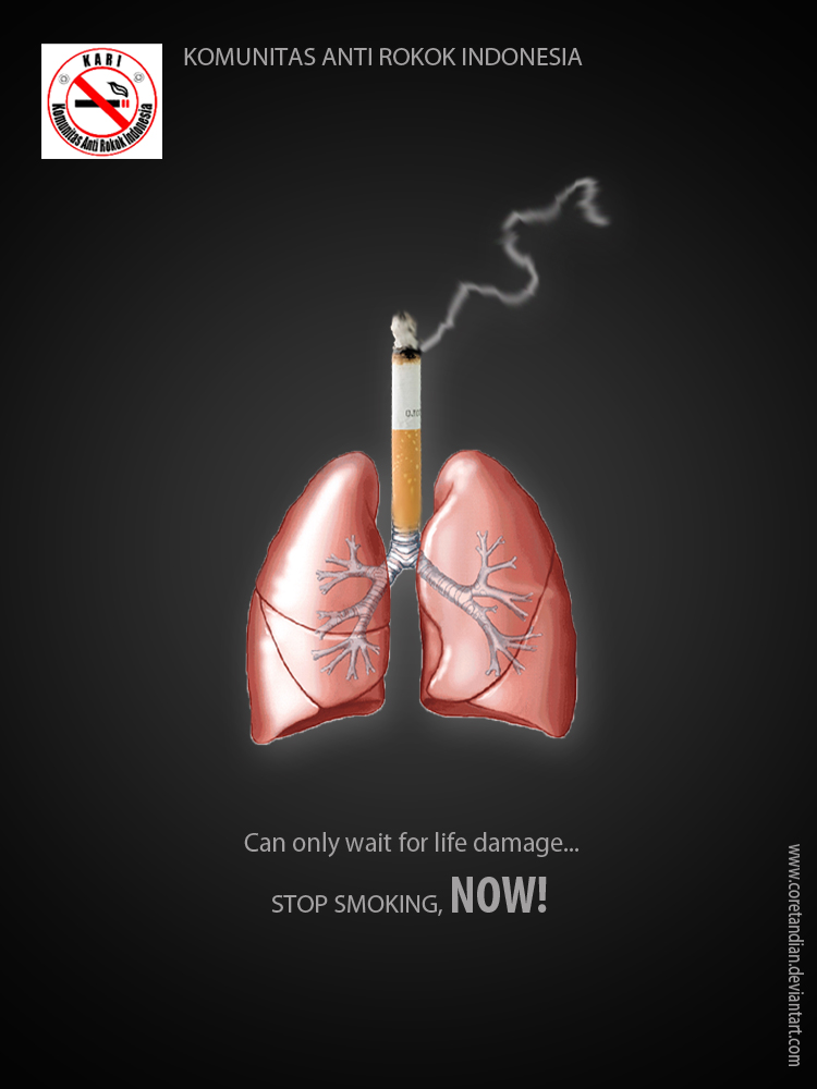Gambar poster anti rokok