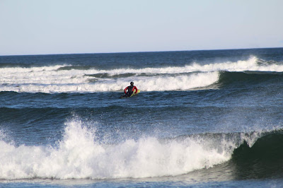 Surfer, Surfing, Sandy Point Beach