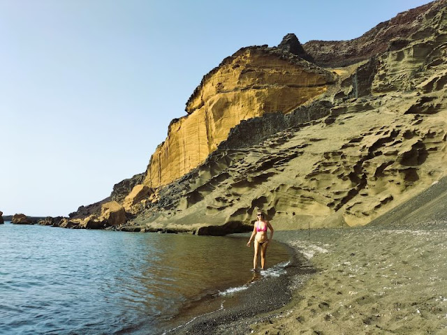 spiaggia pozzolana ponente Linosa