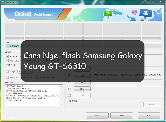 Flashing Samsung Galaxy Young GT-S6310