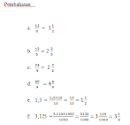 Contoh Soal Mengubah Pecahan Biasa Ke Desimal
