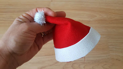 Santa Hat Headband - tutorial & pattern