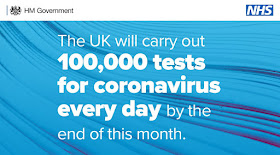 100k coronavirus tests