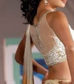 BackLess Blousess Designs 2012, Designer Wear Fashion Sarees 2012