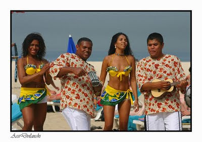 afro brazilians at the beach in salvador bahia brasil