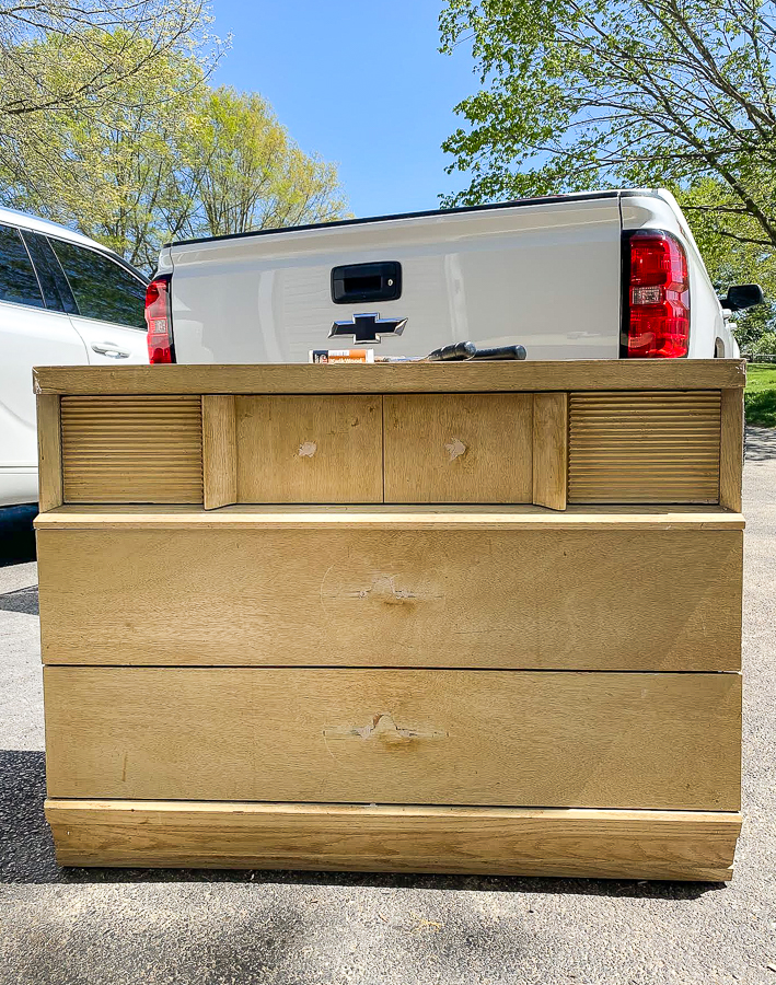 Filling old furniture holes