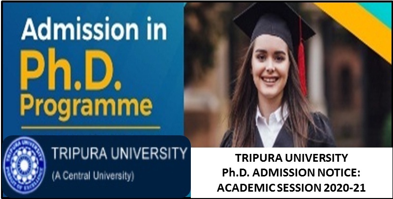 Ph.D. ADMISSION NOTICE at TRIPURA UNIVERSITY(Library & Information Science - 02)