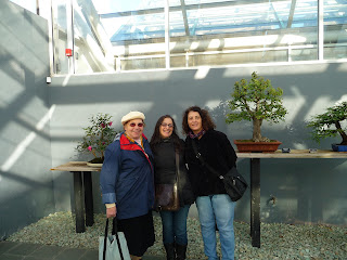 Brooklyn Botanic Garden, friends Karla and Kat and Fran