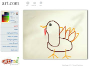 Have a digital turkey art contest on Tux Paint or art.com!