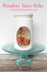 http://yesterdayontuesday.com/2015/10/recycled-glass-jar-snow-globes/