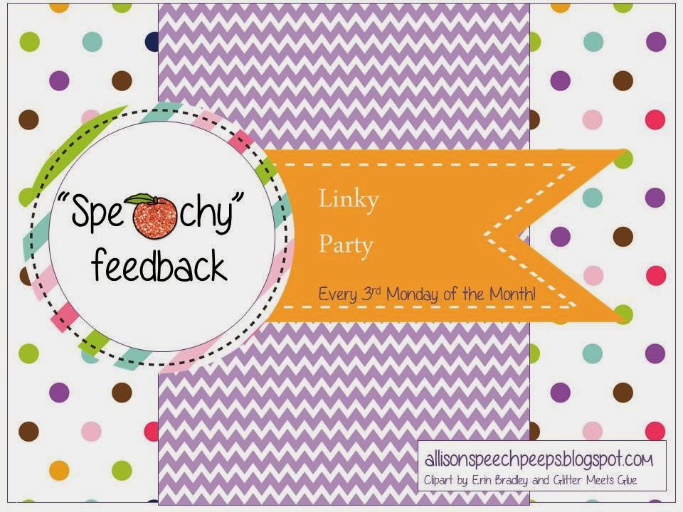 http://allisonspeechpeeps.blogspot.ca/2013/11/speachy-feedback-linky.html