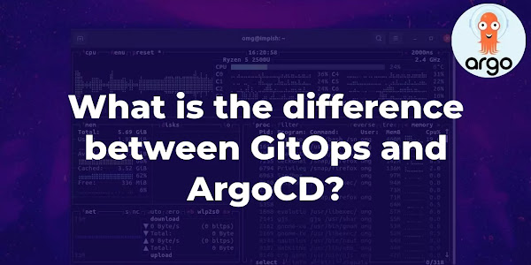 What is the difference between GitOps and ArgoCD?