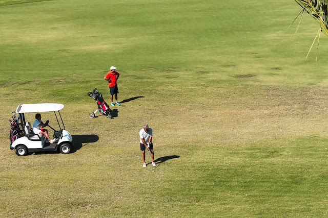 Golf, Costa Ballena, rota, Cádiz, Andalucía, España, Juego, Golfistas