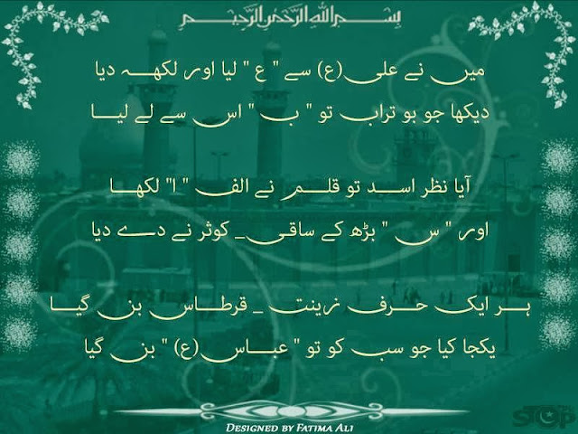 Main Ne Ali (A.s) Se Aen Liya Aur Likh Diya Dekha Jo Abu Turab (A.s)