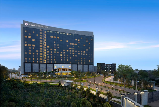 Hyatt Regency Gurgaon Exterior Facade.