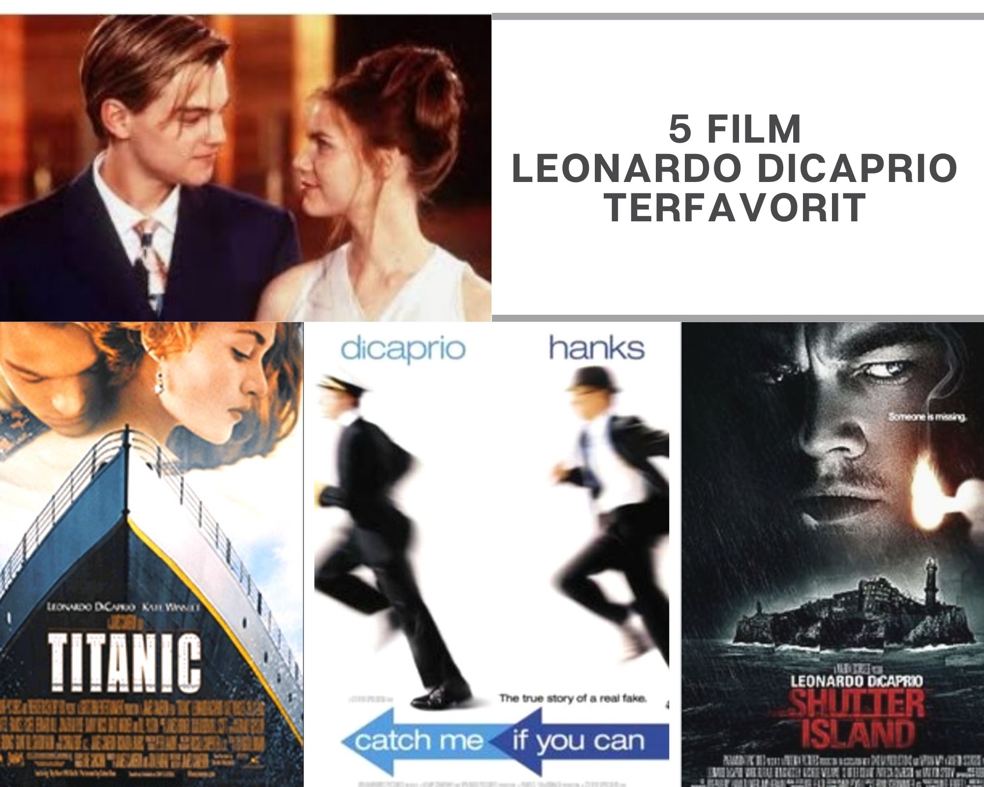 5 film Leonardo DiCaprio