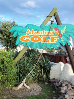 Adventure Golf Course at the Pleasure Beach Gardens in Great Yarmouth