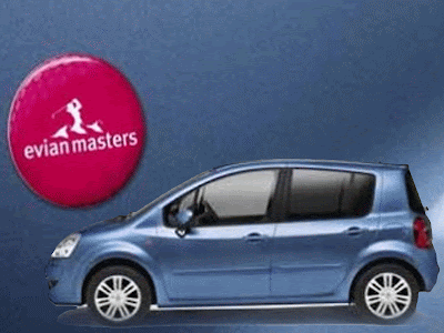 Only 500 Renault Grand Modus Evian Masters will be produced, 