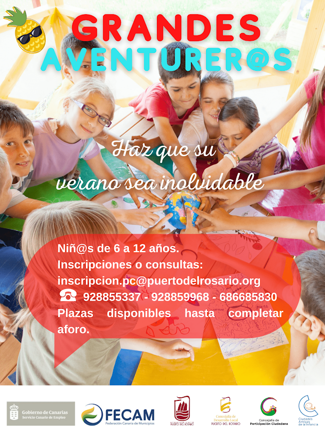 En Puerto del Rosario crean por primera vez  escuela de verano gratuita que acogerá a 180 niñas y niños