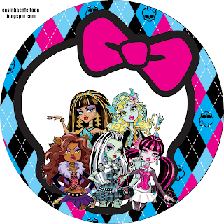 Kit Festa Monster High Para imprimir Grátis