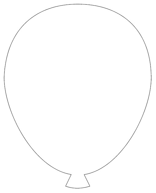 Free Printable Balloon Template1