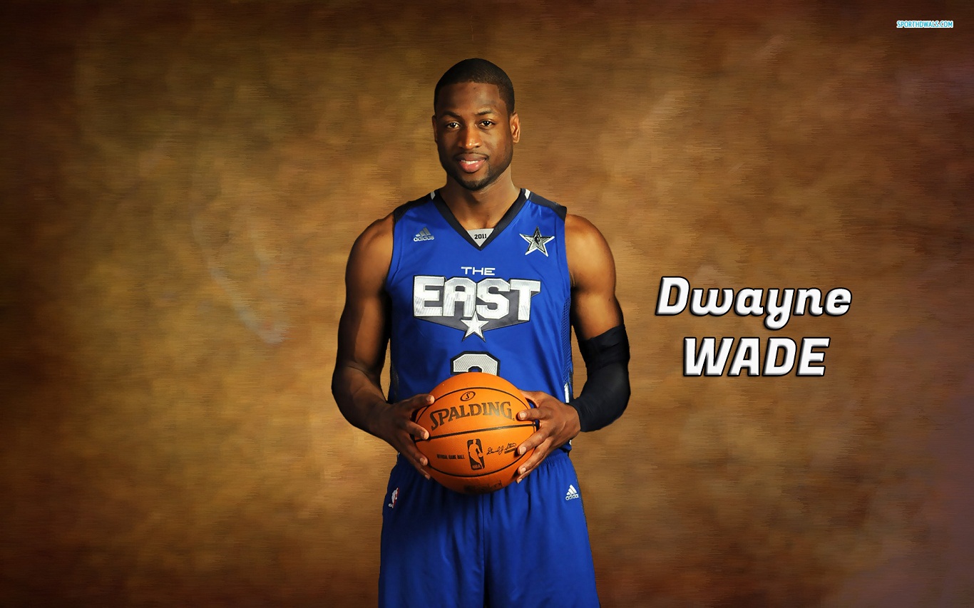 NBA Allstar East Dwyane Wade Miami Heat 2011 Wallpapers 1366X768