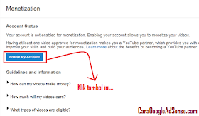 Sekali daptar lansung diterima google adsense | Youtybe Adsense