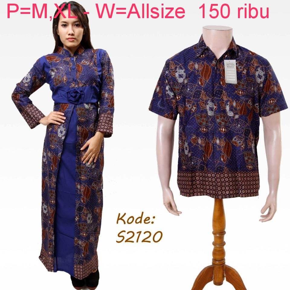  Baju  Batik Pasangan Suami  Istri  Model Baju  Batik