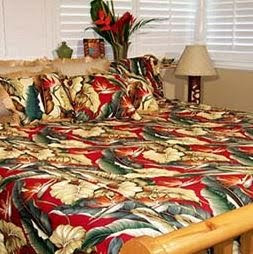 hawaiian bedding sale - bird of paradise bedding