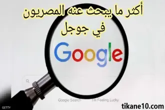 ماذا يبحثون المصريين على جوجل