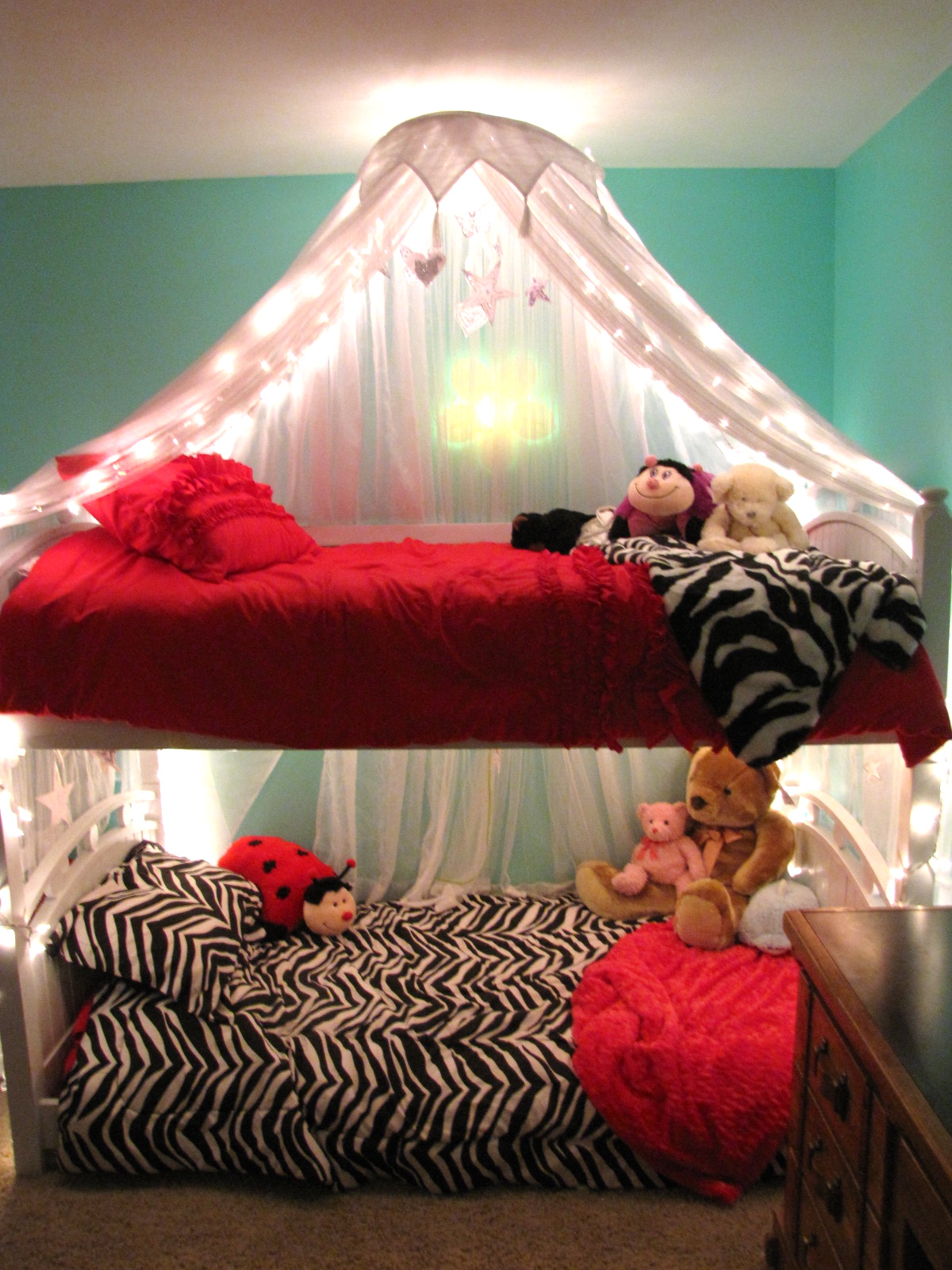 Priddy Haven: Project: Girls Lighted Bed Canopy