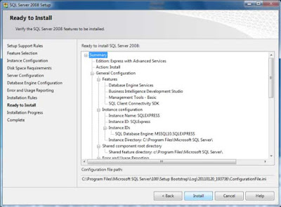 Panduan atau cara install sql server 2008 di windows 7