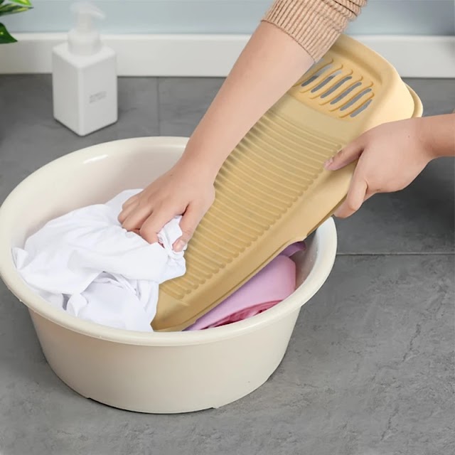 Portable Hand Washing Board with Soap Holder Buy on Amazon & Aliexpress