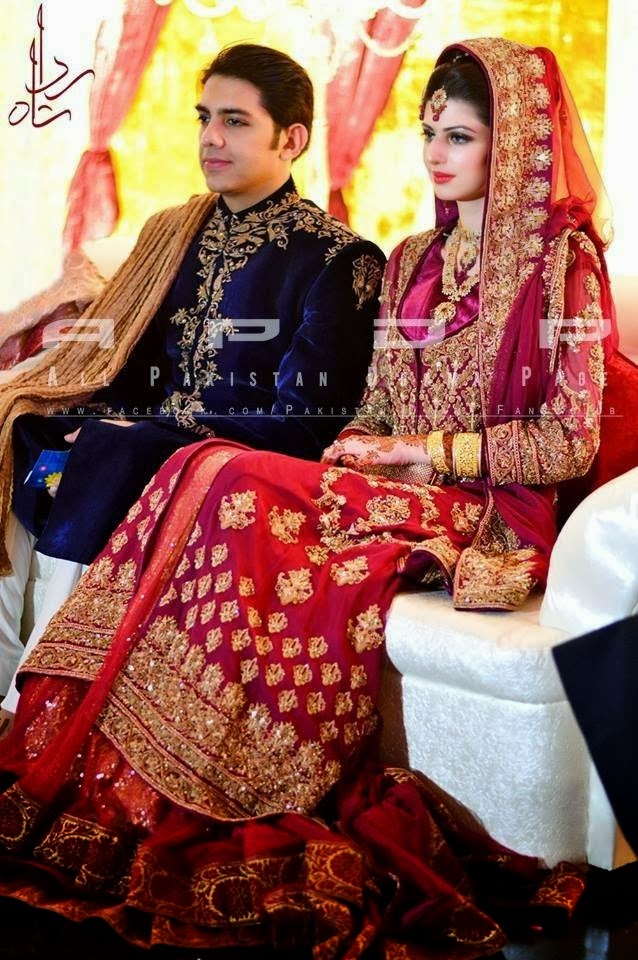 Paksitani Celebrities Wedding Pictures | Beautiful Pakistani Couples - B & G Fashion