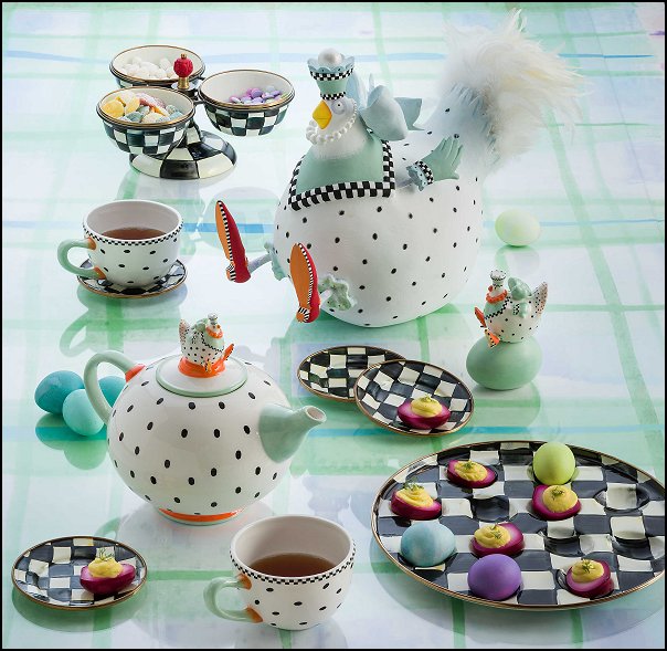 Speckled Chicken Teapot whimsical kitchen accessories fun kitchen accessories