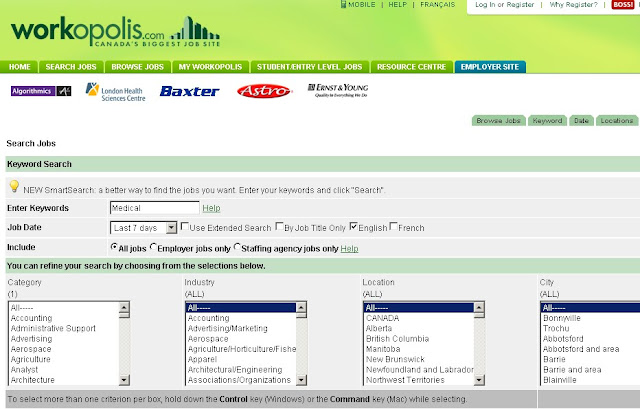 How to Search Workopolis Winnipeg, Canada Jobs Online at Workopolis ...