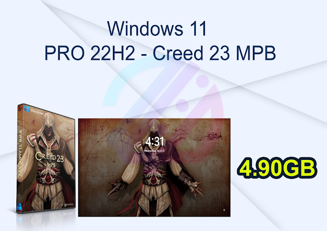 Windows 11 PRO 22H2 – Creed 23 MPB