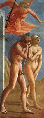 The Expulsion from the Garden of Eden, Masaccio, Brancacci Chapel, 1426