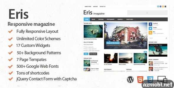 Eris - Responsive WordPress Magazine Theme V1.0.4