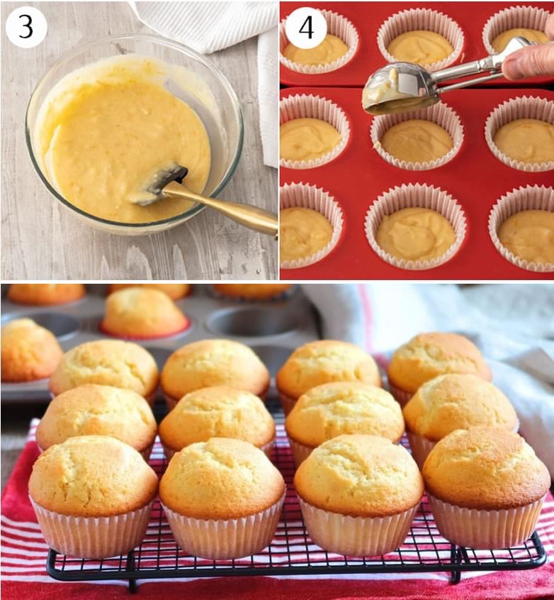 Homemade Orange Cupcakes