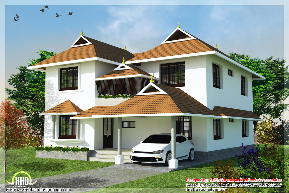  traditional Kerala home design  Kerala home design and floor plans