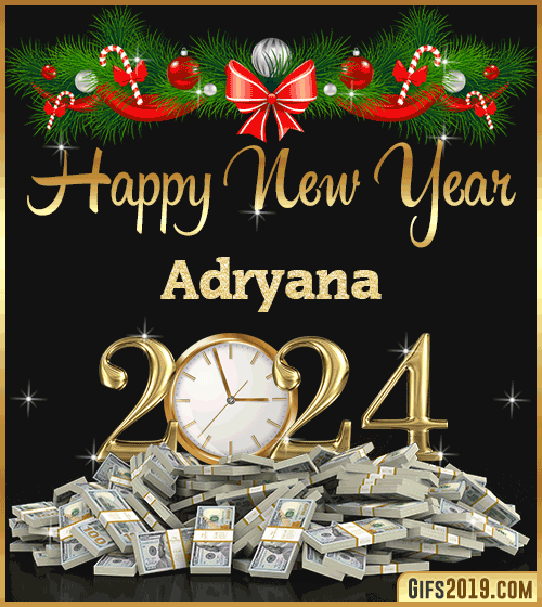 Happy New Year 2024 gif wishes animated for Adryana Happy New Year 2024 gif wishes animated for Adryana